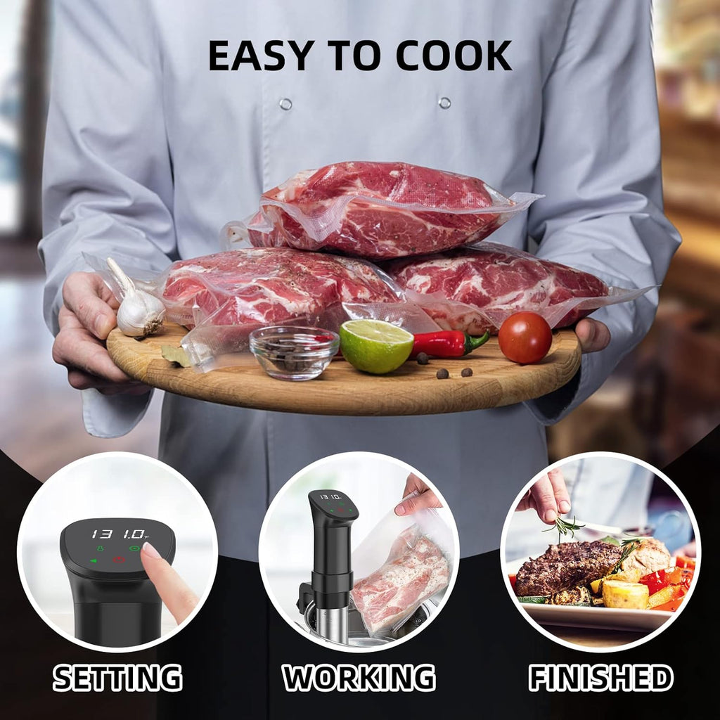 TooGoodTo™ PrecisionWave Sous Vide Machine