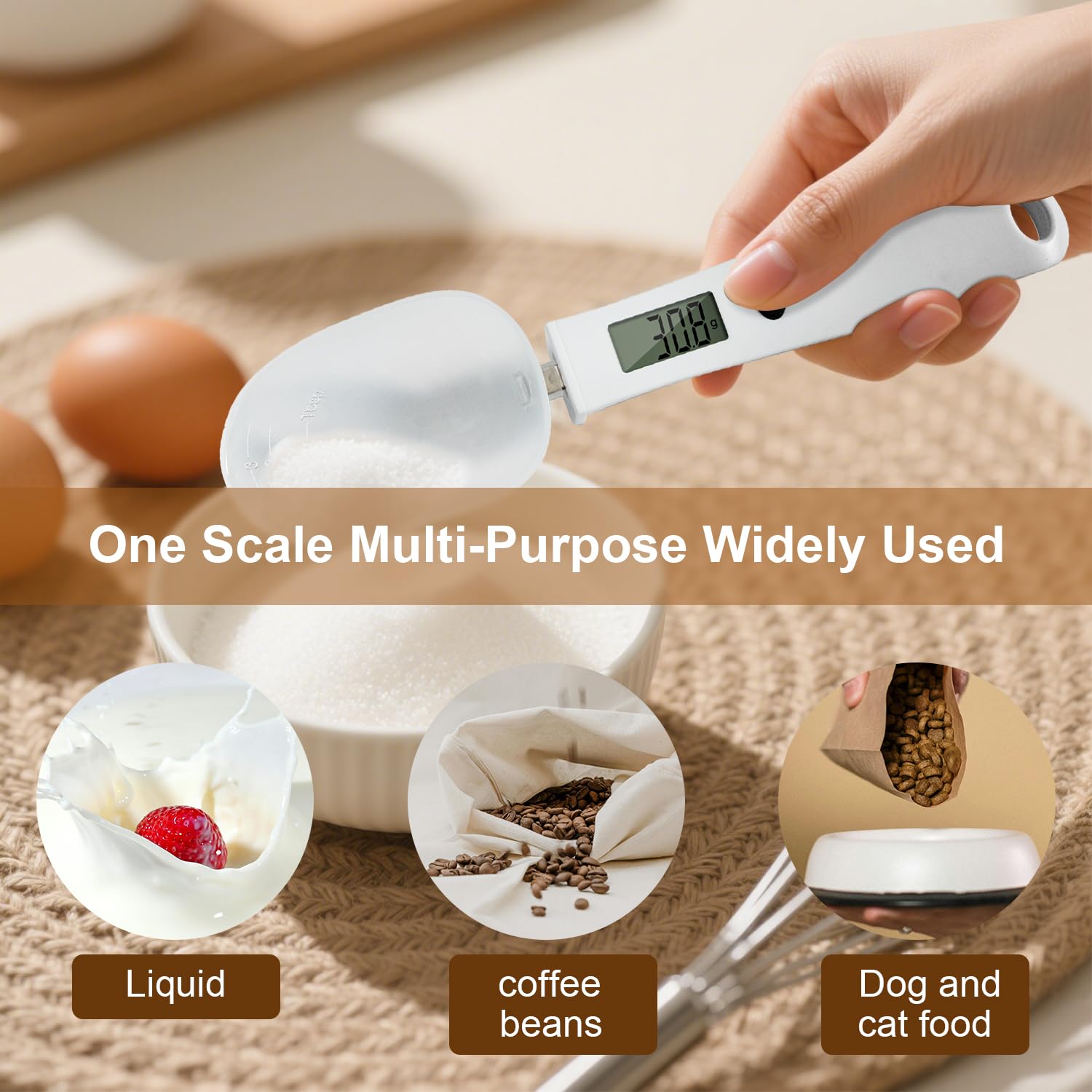 TooGoodTo™ Precision Digital Spoon Scale